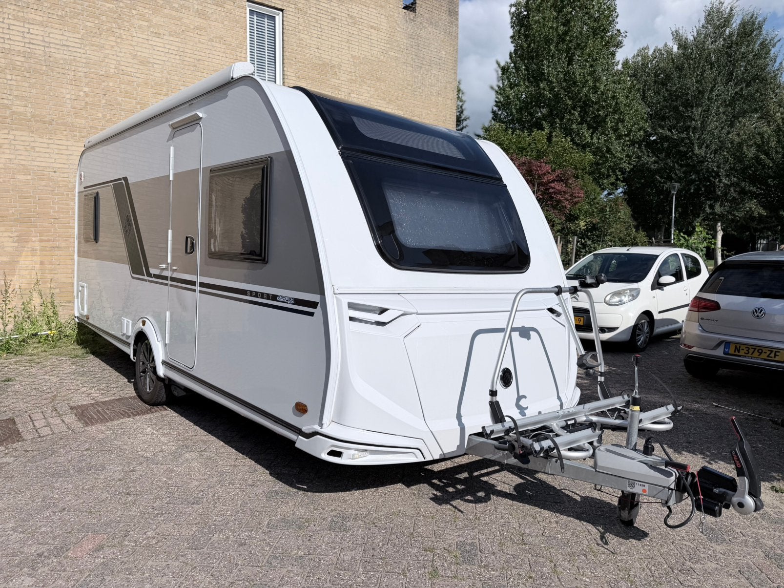 Knaus 500UF Epower (volautomatische mover,luifel,bankairco), Caravans en Kamperen, Caravans, Rondzit, Frans bed, Particulier, 5 tot 6 meter