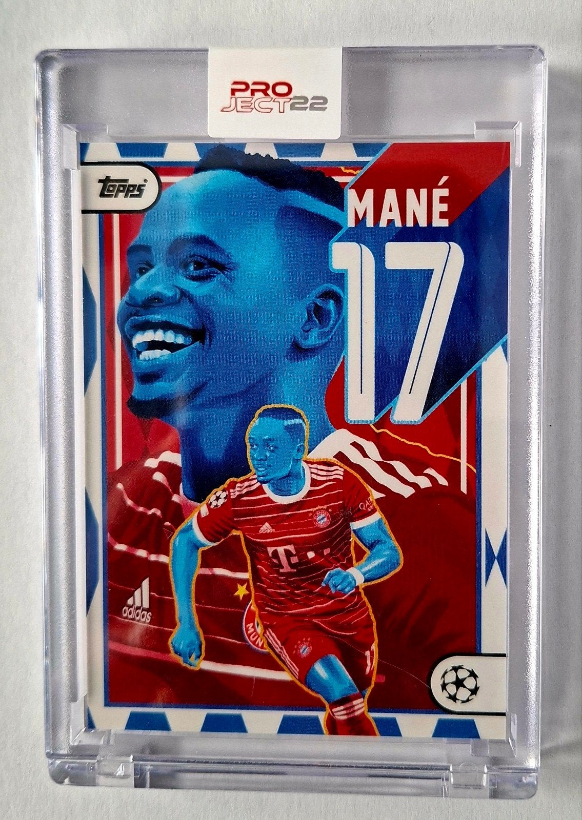 Topps Project 22 Sadio Mané Bayern München kaart Sealed, Ophalen of Verzenden, Nieuw, Buitenlandse clubs, Spelerskaart