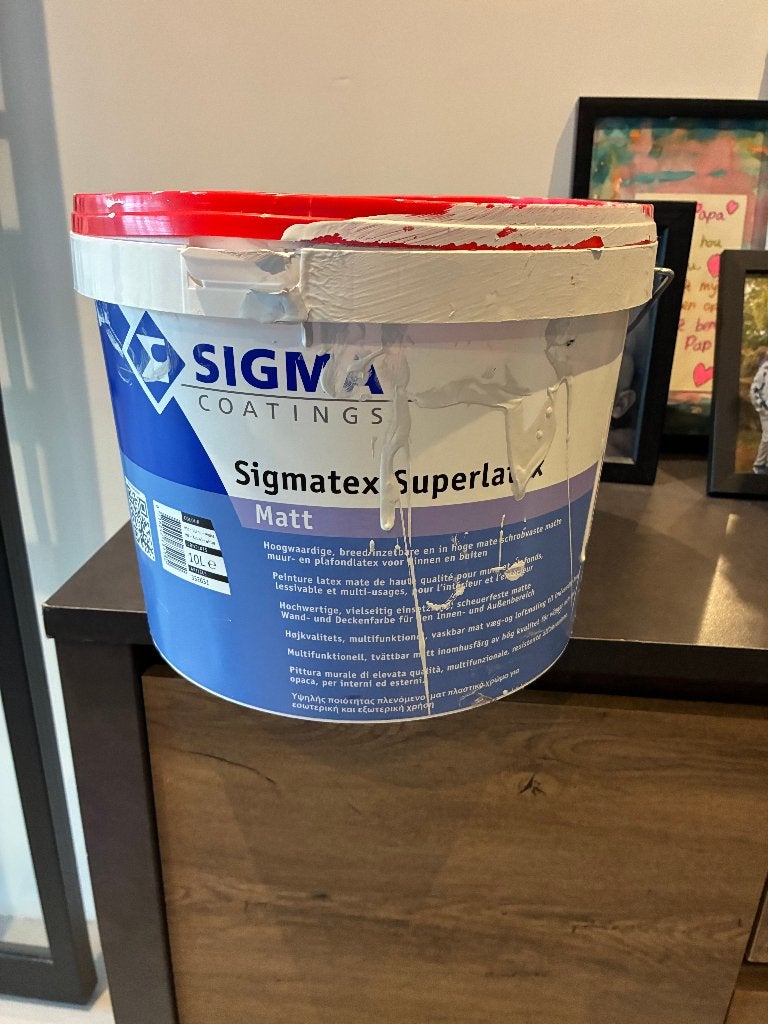 Sigma Superlatex Matt S-1000-N | ca. 9,5 liter, Ophalen, Gebruikt, Overige kleuren, 5 tot 10 liter