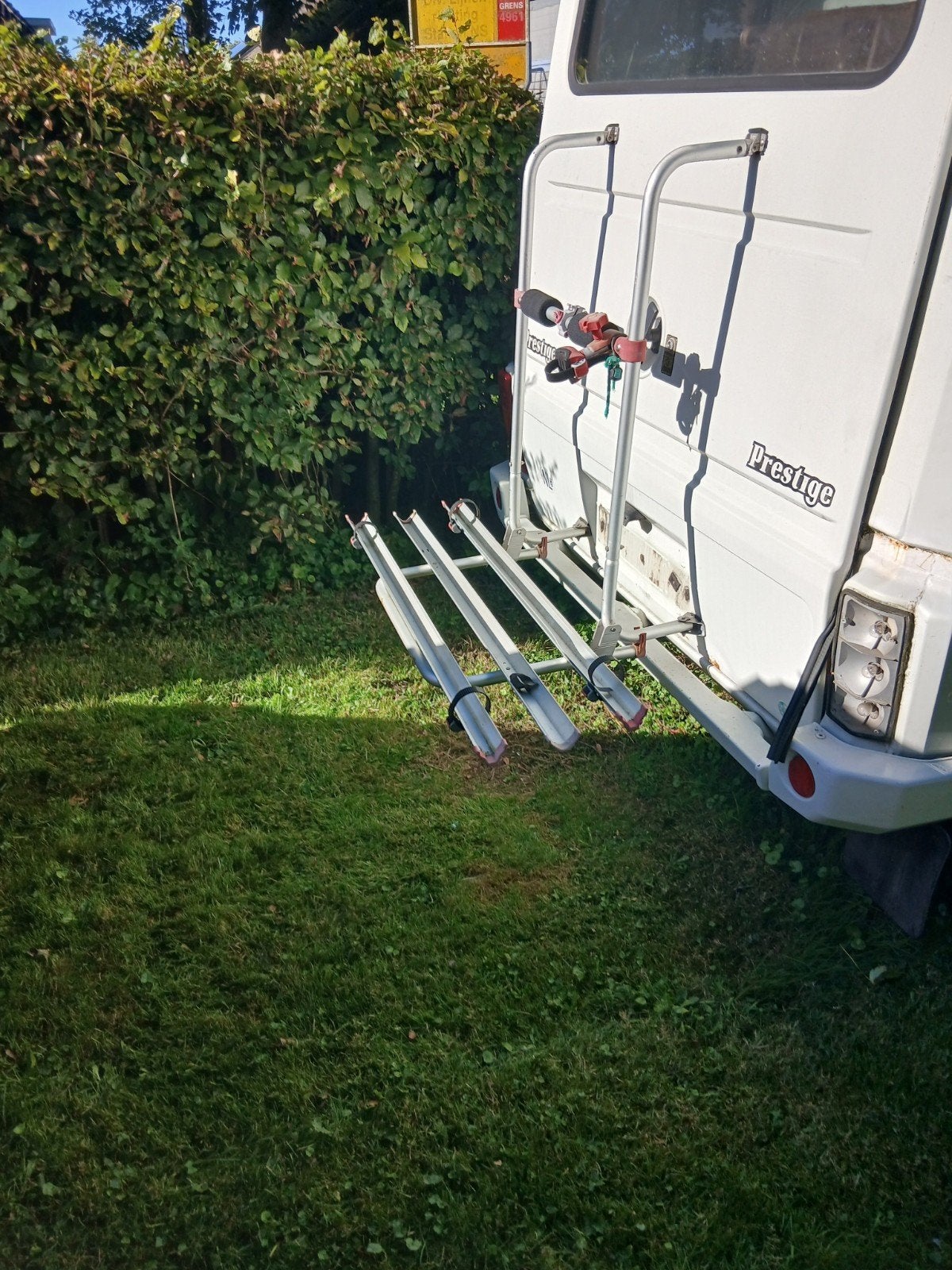 camper caravan fietsen drager, Ophalen, Gebruikt