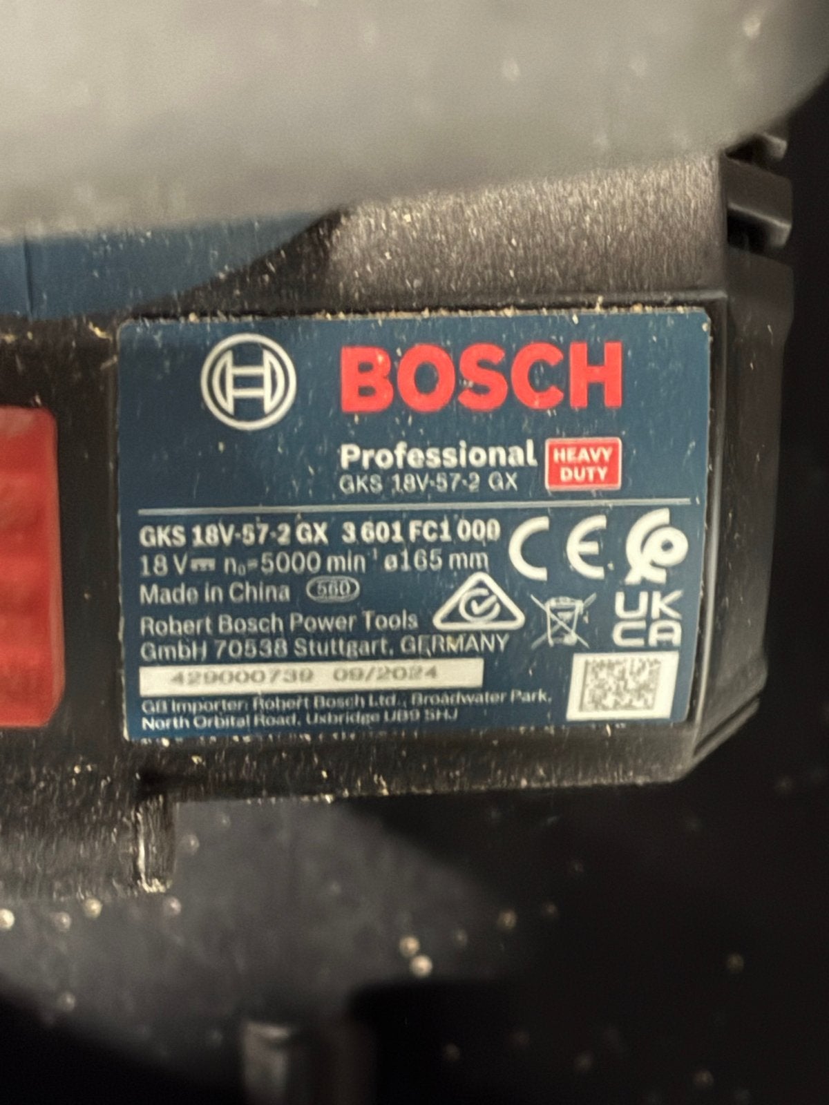 Bosch GKS 18V-57-2 GX Accu Cirkelzaag