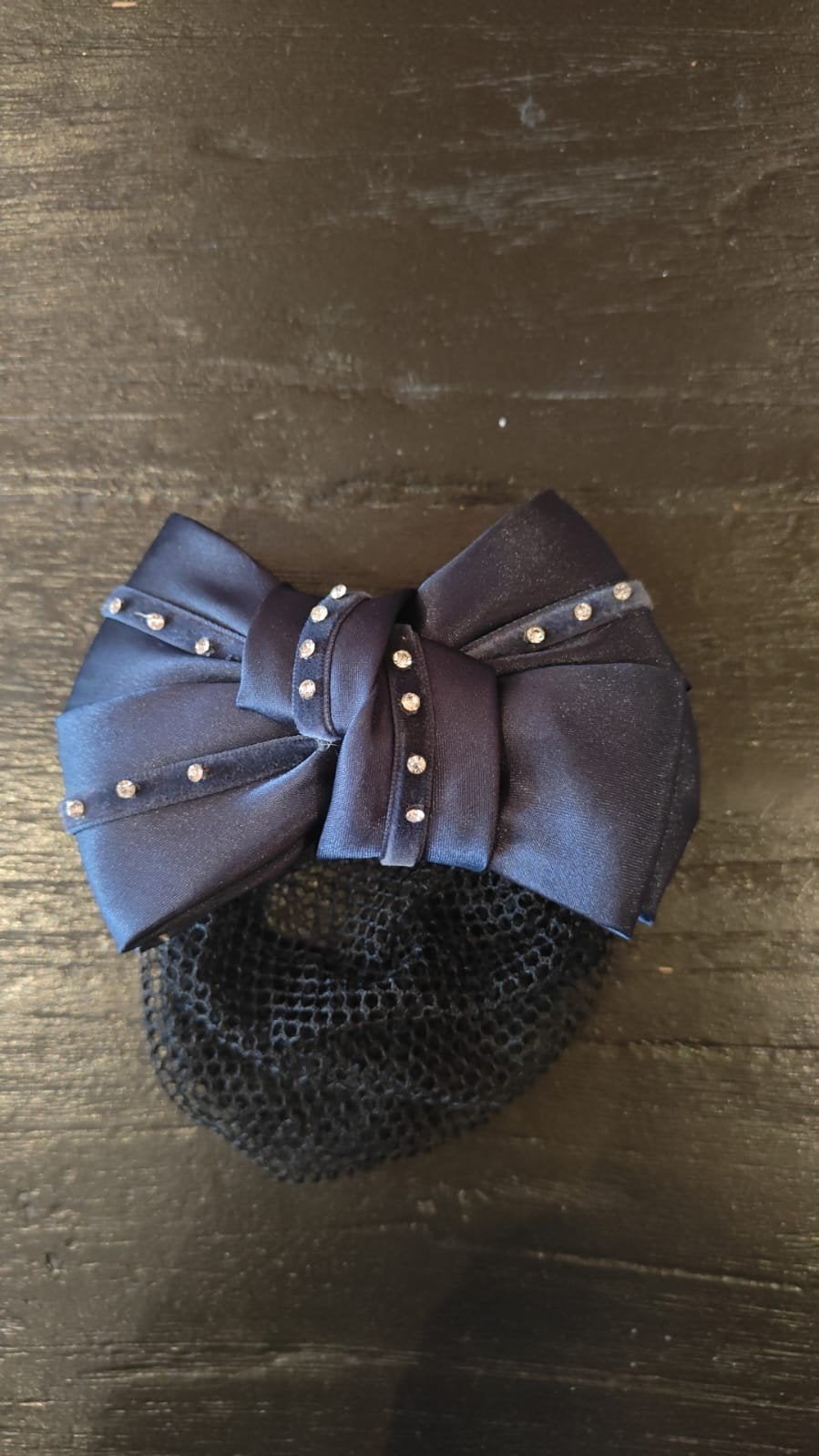 Paardrij wedstrijd strik donker blauw, Dieren en Toebehoren, Paardrijkleding, Ophalen of Verzenden, Dressuur