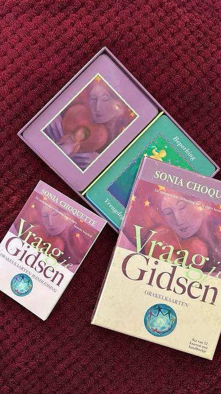Sonia Choquette orakelkaarten ☀️ vraag je gidsen, Ophalen of Verzenden, Zo goed als nieuw, Tarot of Kaarten leggen, Overige typen