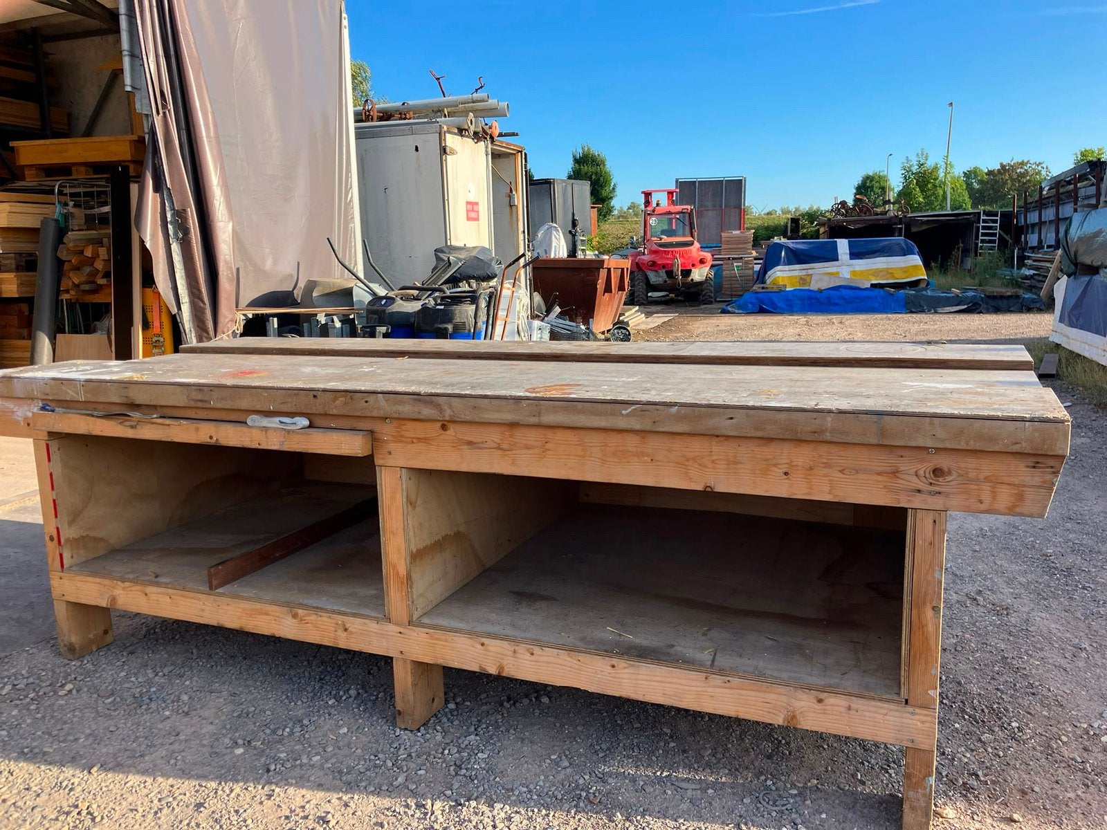 Werktafel werkbank hobbytafel inpaktafel verkooptafel, Ophalen, Zo goed als nieuw