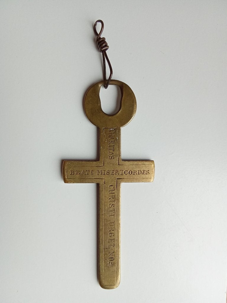 Kruisje latijn voor rozenkrans., Verzamelen, Ophalen of Verzenden, Gebruikt, Christendom | Katholiek