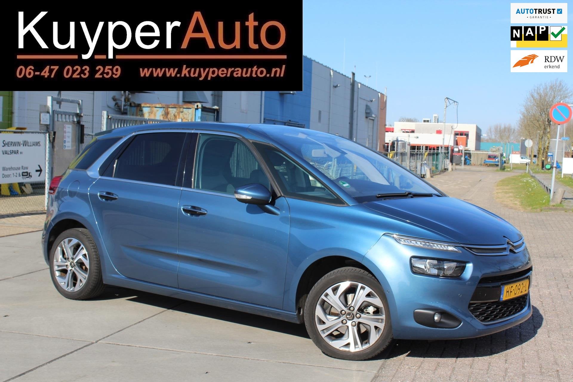 Citroen C4 Picasso 1.2 PureTech Business nap trekhaak camera, Auto's, Voorwielaandrijving, Gebruikt, Euro 6, 1199 cc
