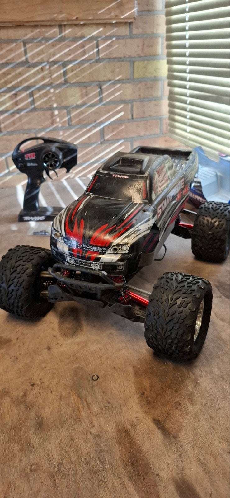 traxxas stampede 4x4, Hobby en Vrije tijd, Ophalen of Verzenden, Gebruikt, Auto offroad