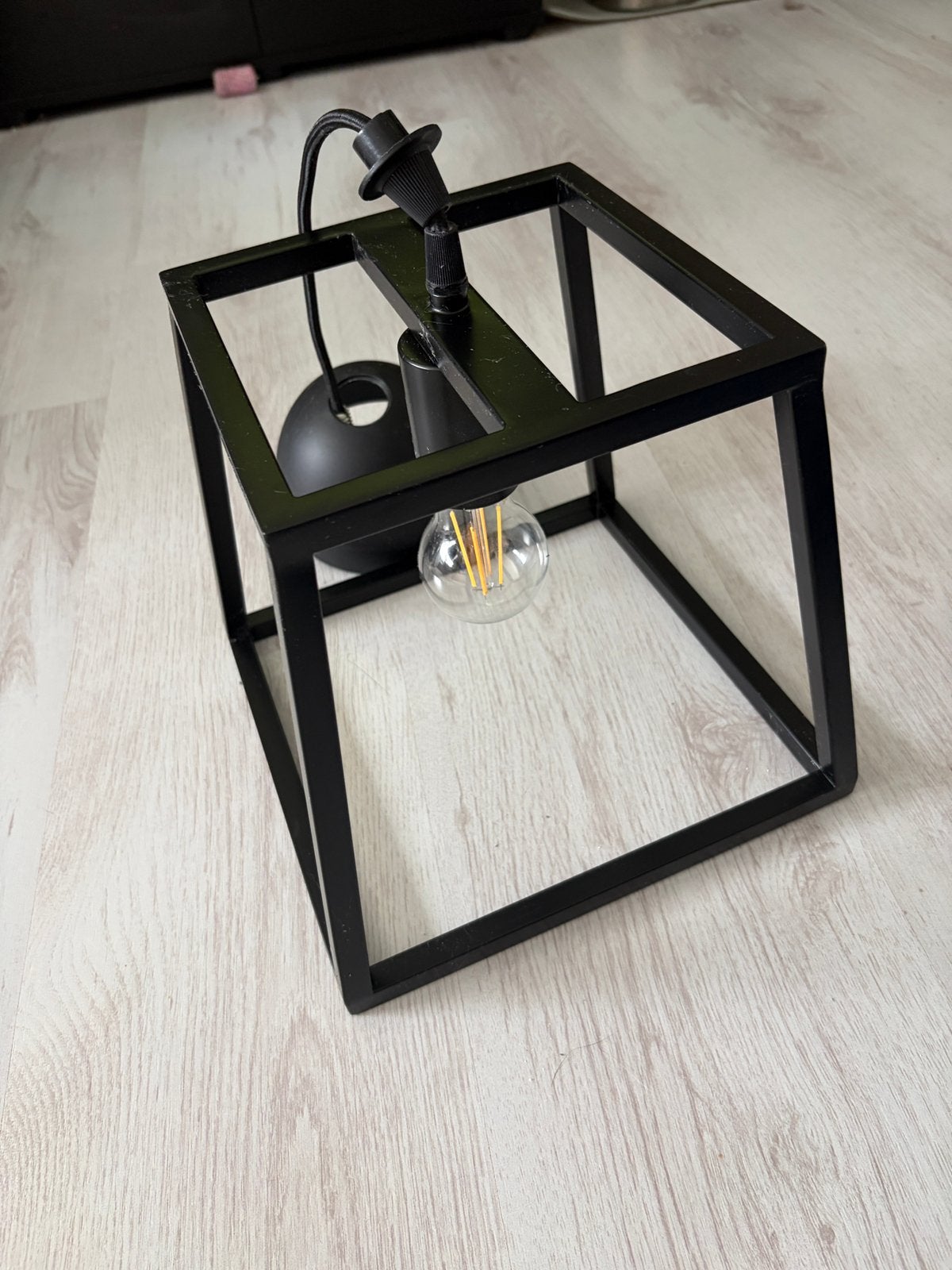 IKEA hanglamp zwart industrieel, Ophalen, Gebruikt, Industrieel