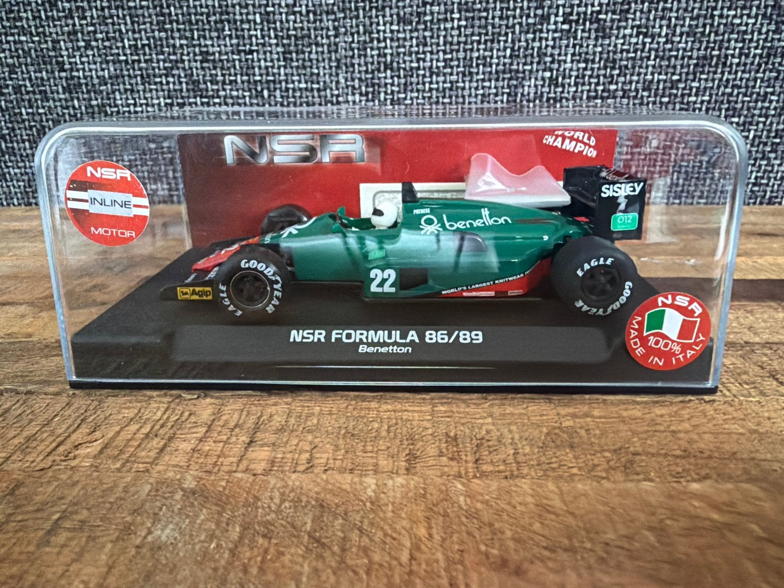 NSR Formula 86/89 Benetton #22 Slotcar, Overige merken, Auto, Groter dan 1:32, Nieuw