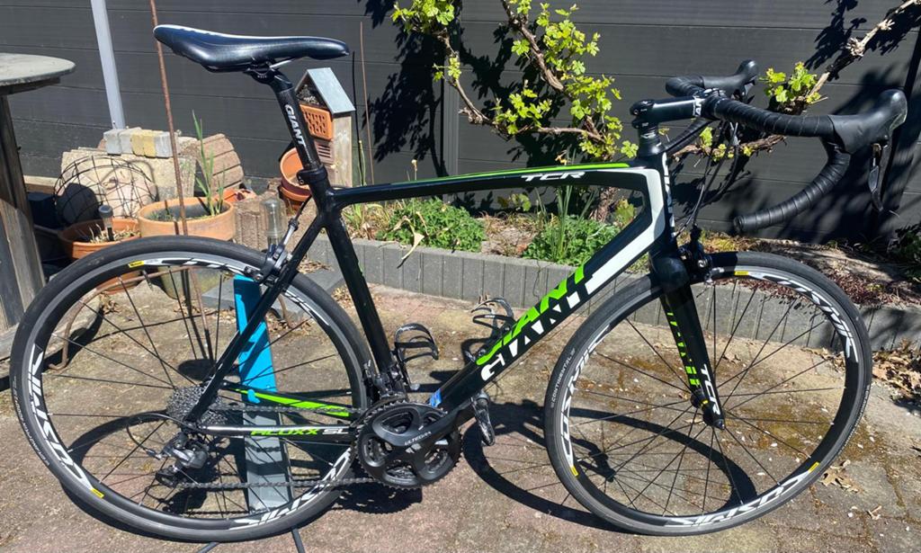 Giant TCR racefiets te koop, Fietsen en Brommers, Fietsen | Racefietsen, Ophalen, Gebruikt, Velgrem, Aluminium