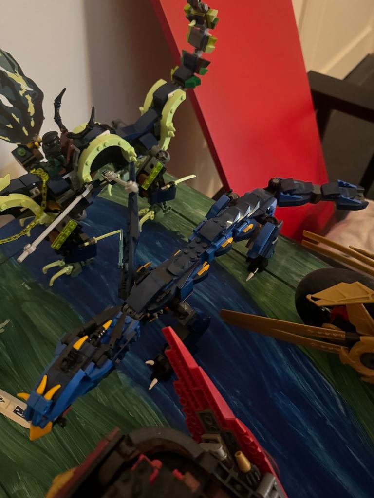 Lego Ninjago draken en schepen sets, Ophalen, Gebruikt, Lego, Meerdere sets