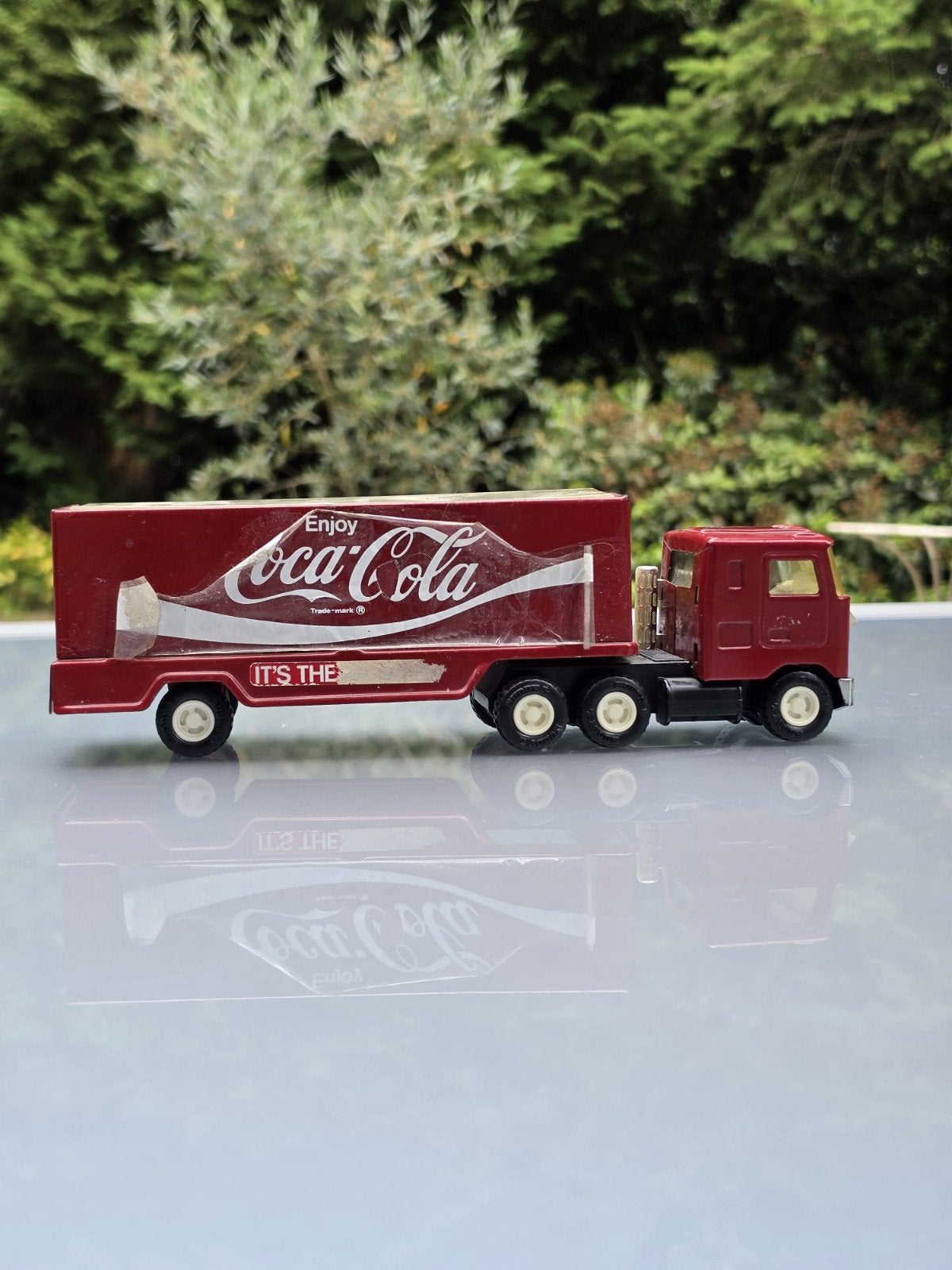 Oude Buddy L Coca Cola speelgoedauto vrachtwagen, Ophalen of Verzenden, Gebruikt