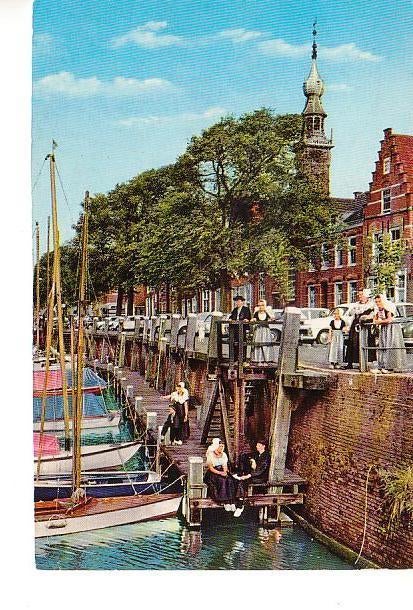 Ansichtkaart	Klederdracht, Verzenden, 1960 tot 1980, Gelopen, Klederdracht