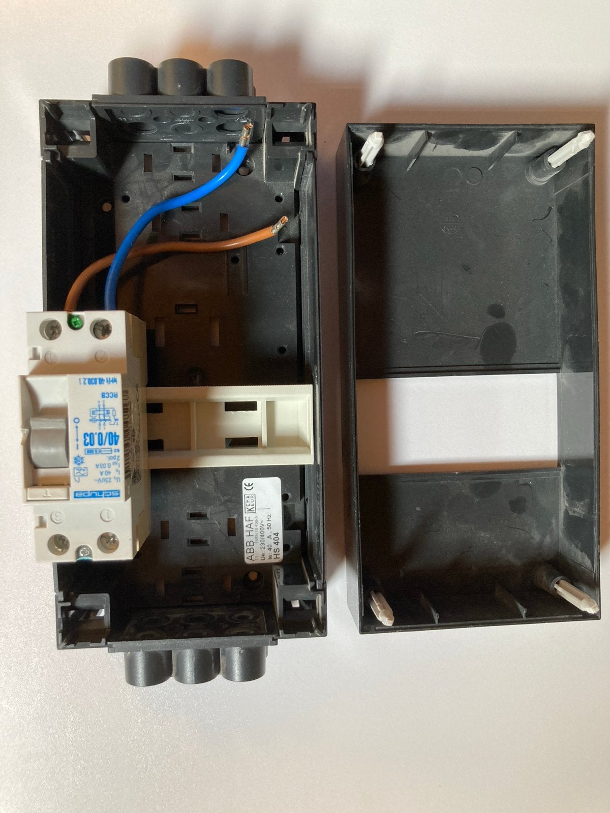 ABB HAF uitbreidingskastje met aardlekautomaat, Ophalen of Verzenden, Gebruikt, ABB, Overige typen