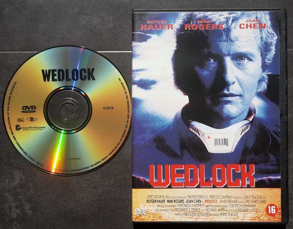 DVD - Wedlock - Actie film Rutger Hauer, Cd's en Dvd's, Dvd's | Actie, Vanaf 16 jaar, Ophalen of Verzenden, Zo goed als nieuw