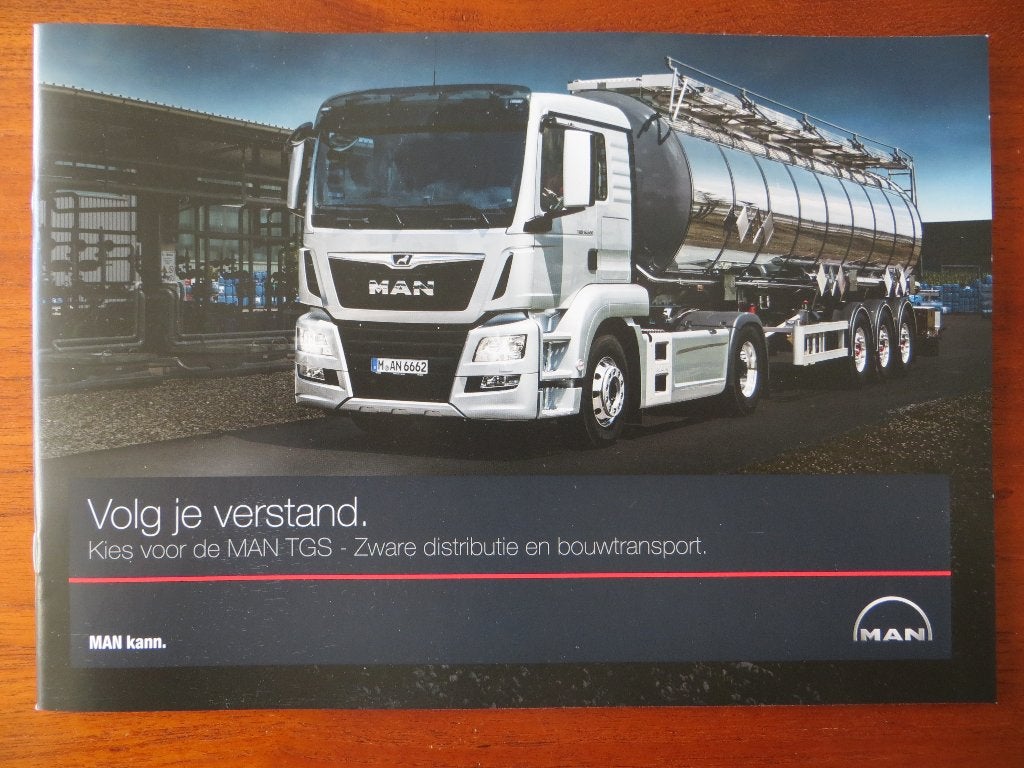 MAN TGS. Volg je verstand (2017), Ophalen of Verzenden, Nieuw, Overige merken