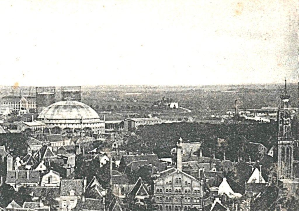 700230 Haarlem Panorama 1905 Gelopen met postzegel, Ophalen of Verzenden, Voor 1920, Gelopen, Noord-Brabant