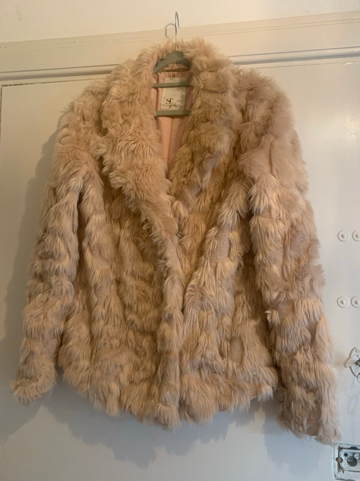 Supertrash Faux Fur Jas Maat 164/176, Ophalen of Verzenden, Gedragen, Maat 34 (XS) of kleiner, Beige