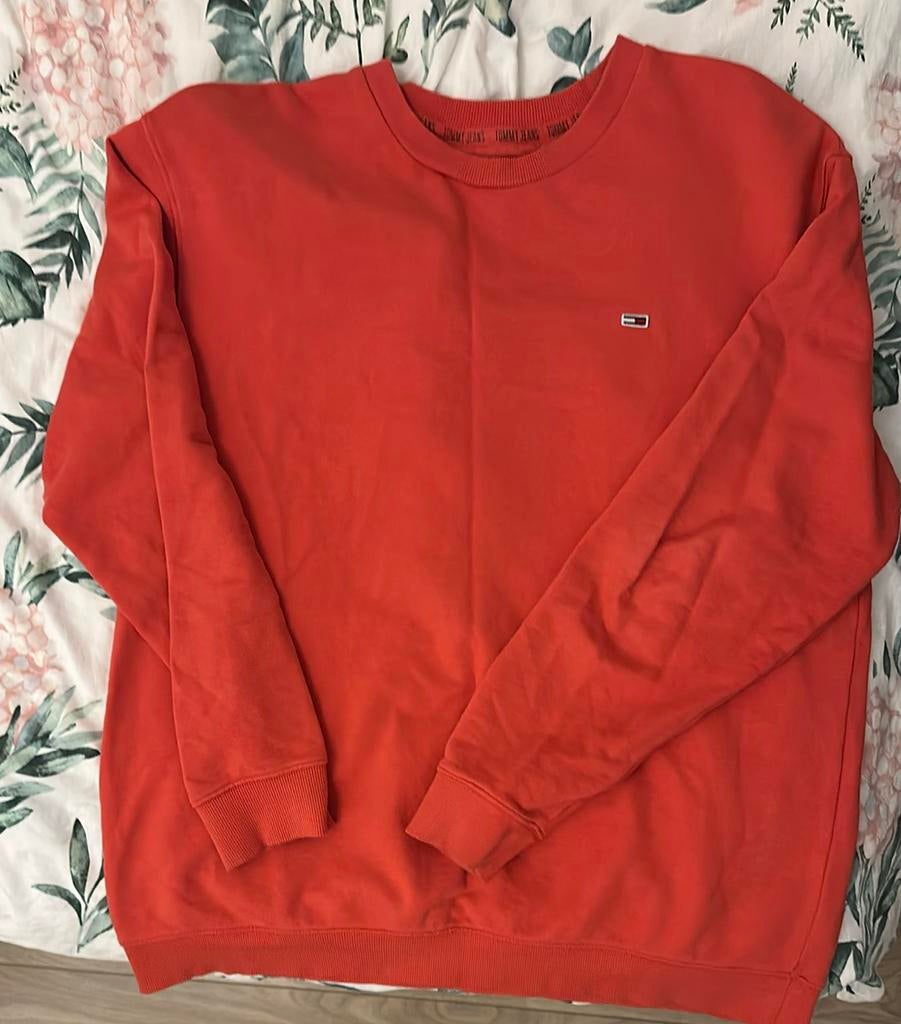 Original Tommy Jeans 100% koton, Kleding | Heren, Truien en Vesten, Ophalen of Verzenden, Zo goed als nieuw, Overige maten, Oranje