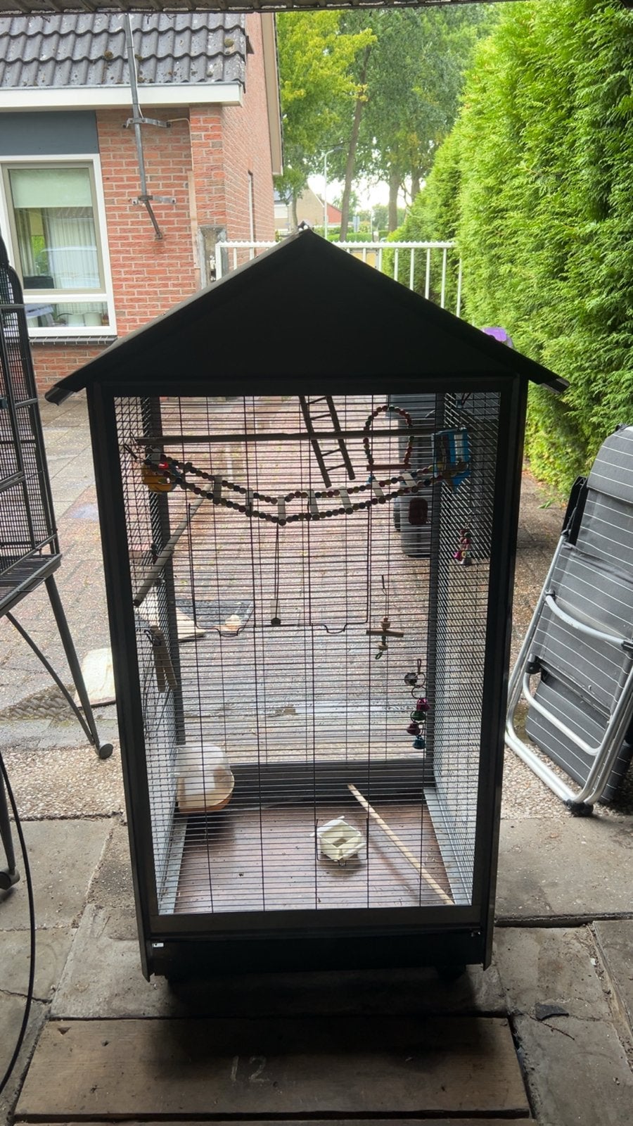 Vogel kooi, Ophalen of Verzenden, Zo goed als nieuw, Metaal, Vogelkooi