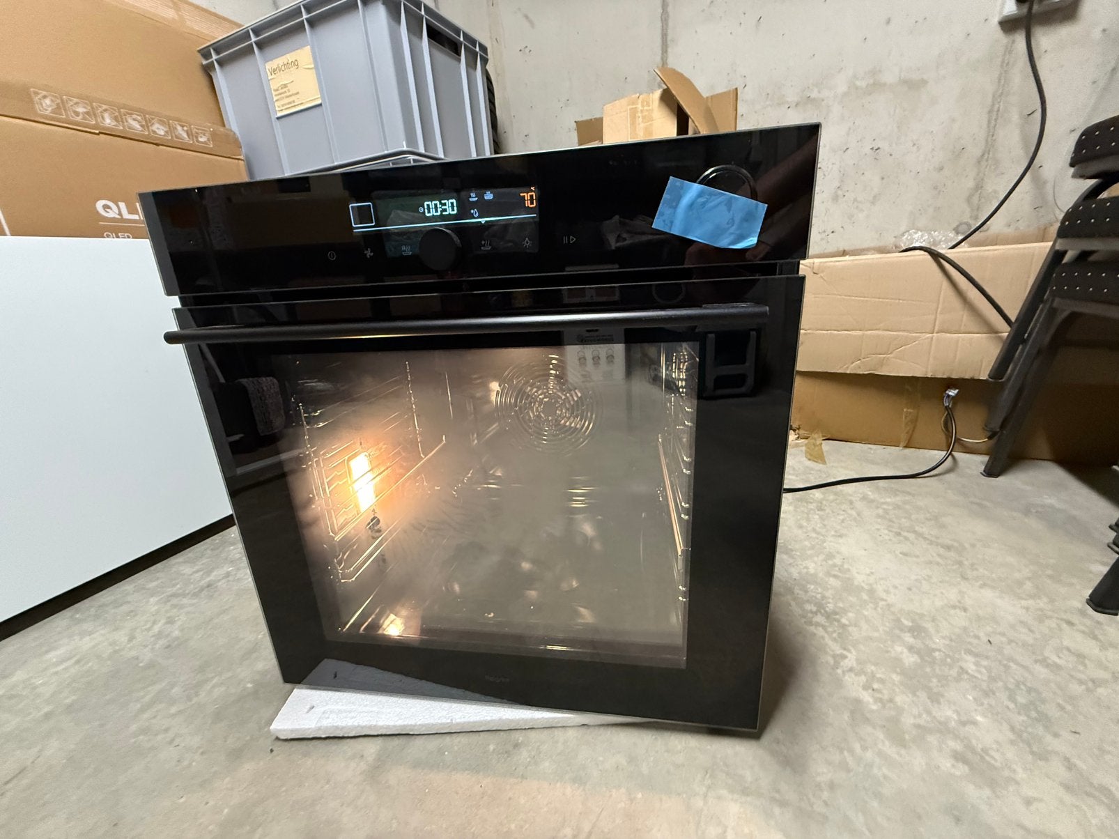 Pelgrim OAS560ZWA nieuw, Witgoed en Apparatuur, Ovens, Ophalen, Stoom, Inbouw, 55 tot 60 cm