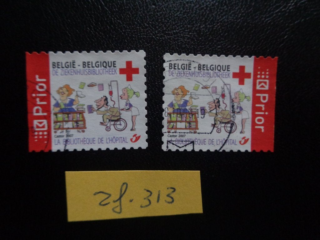 belgie - rode kruis 2007 (zf-313), Ophalen of Verzenden, Gestempeld