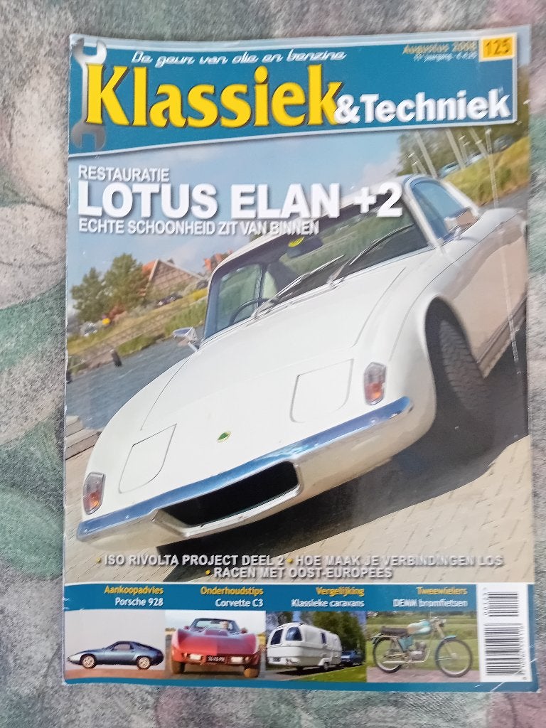 Klassiek & Techniek nr.125 - augustus 2008, Boeken, Auto's | Folders en Tijdschriften, Ophalen of Verzenden, Gelezen, Algemeen