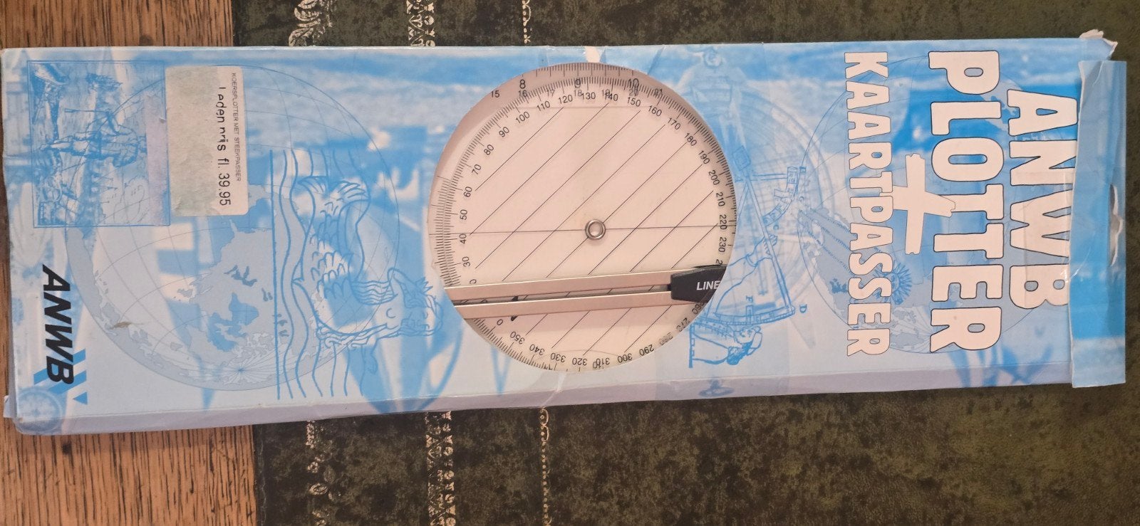 ANWB Plotter Kaartpasser Linex 2811 Nautische Plotter, Watersport en Boten, Ophalen of Verzenden, Nieuw, Kaartplotter of Fish Finder