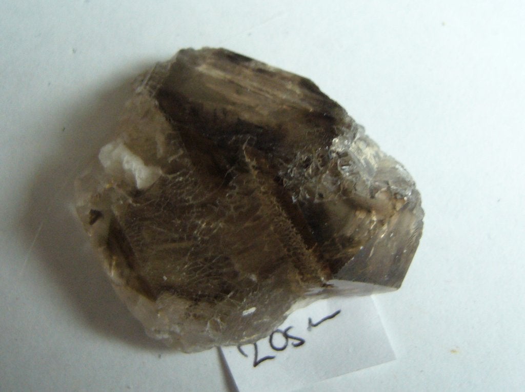 rookkwarts citrien 3 samen 3,65 mineraal edelsteen 1 punt, Ophalen of Verzenden, Mineraal