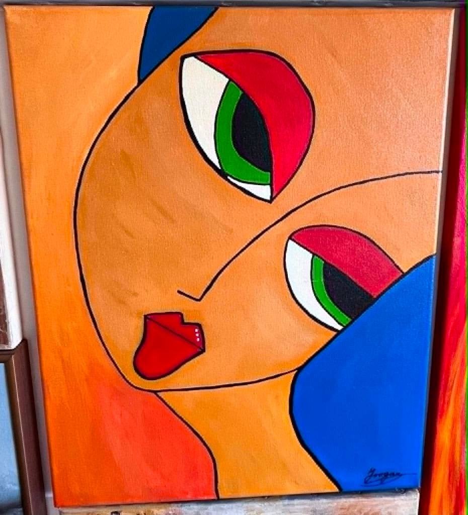 mooie klassieke schilderij, Ophalen, Klassiek, Origineel werk