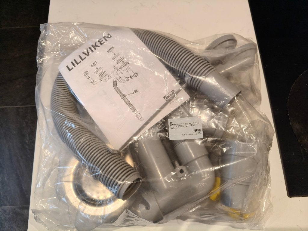 Ikea lillviken voor dubbele spoelbak - nieuw, Ophalen of Verzenden, Nieuw, Wastafel