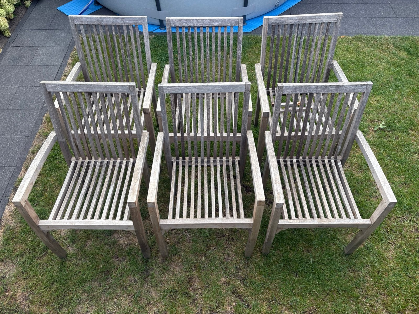 Bois le duc teak tuinstoelen, Tuin en Terras, Ophalen, Gebruikt, Teakhout