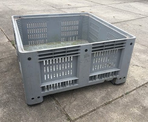 Kunststof kuubskist kist hooibak slowfeeder opslag