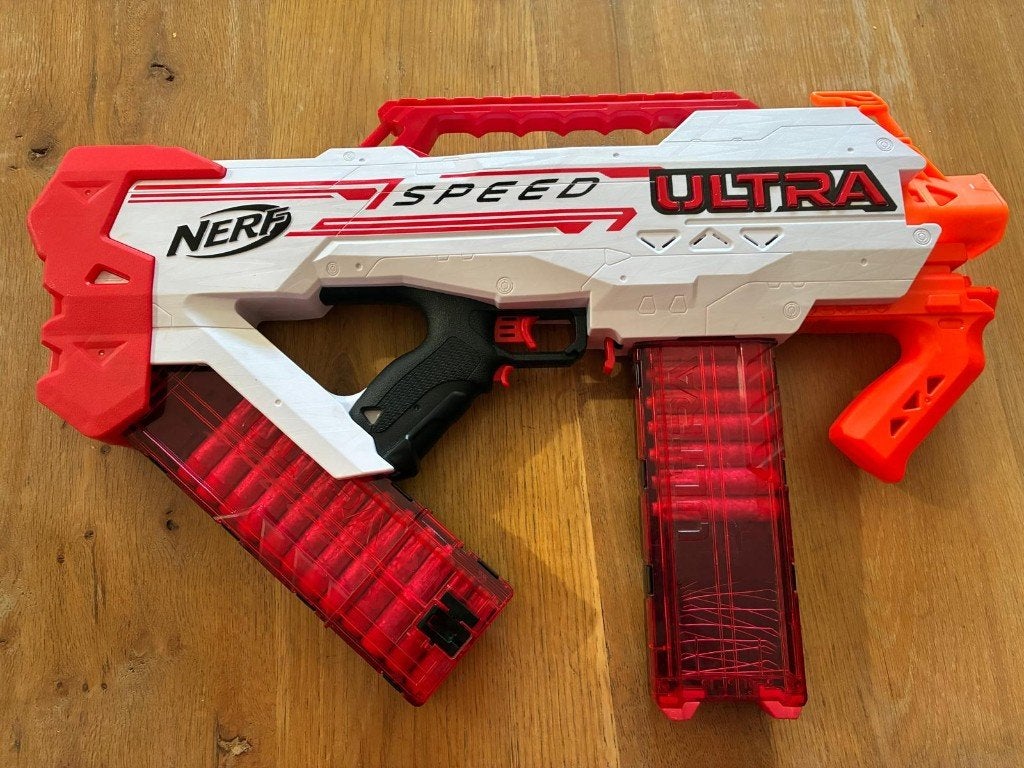 Nerf gun motorized, Ophalen, Zo goed als nieuw