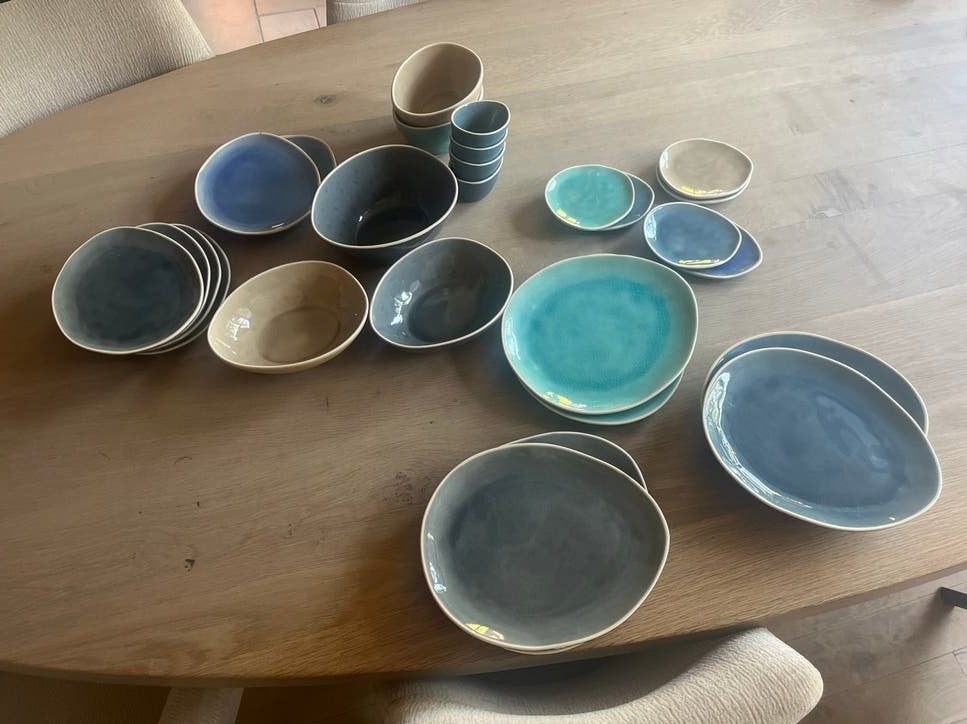 28-delig servies van Jewel, Ophalen, Overige merken, Keramiek, Zo goed als nieuw