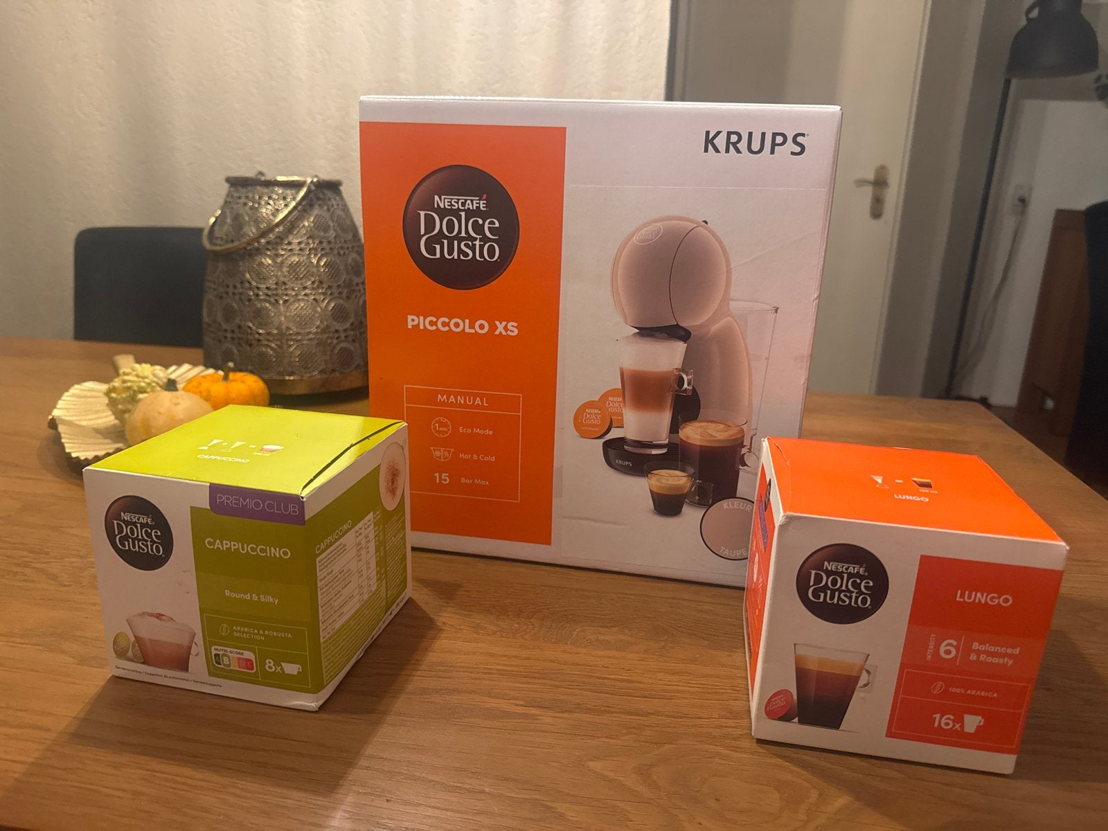 Nescafé Dolce Gusto Piccolo XS Koffiemachine + capsules, Koffiepads en cups, Ophalen of Verzenden, 1 kopje, Koffiemachine