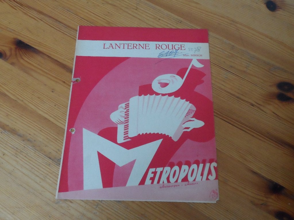 Lanterne rouge - marc mirror, Muziek en Instrumenten, Bladmuziek, Gebruikt, Gitaar, Ophalen of Verzenden, Artiest of Componist