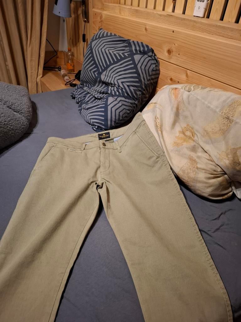 Heren broek groen maat 36/34, Ophalen of Verzenden
