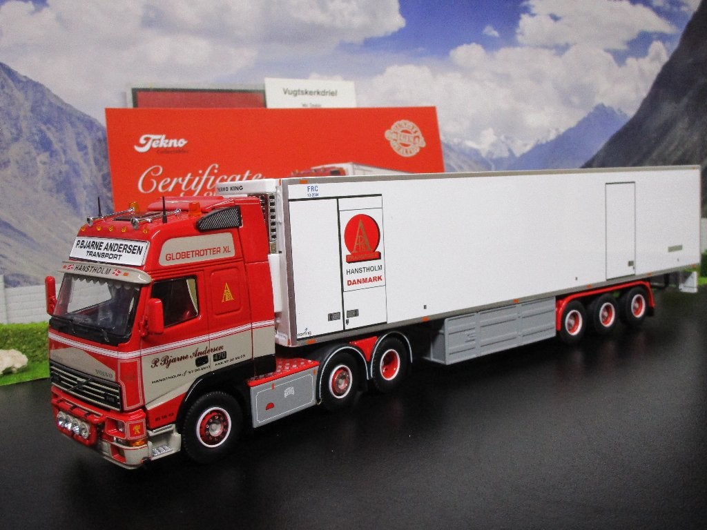 tekno 86658 p.bjarne andersen volvo fh16 globetrotter xl 6x2, Hobby en Vrije tijd, Ophalen of Verzenden, Nieuw, Bus of Vrachtwagen
