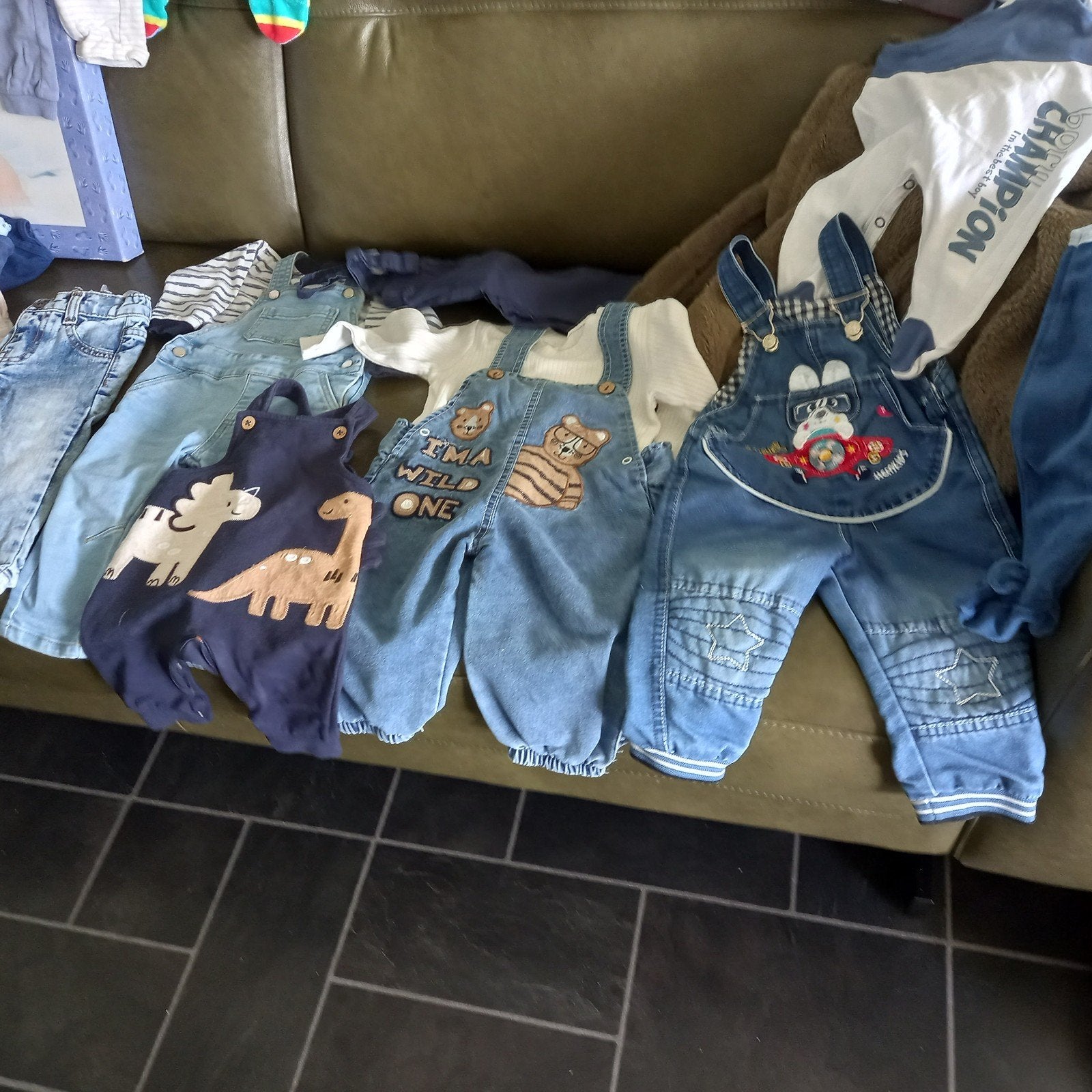 Babykleding pakket t/m maat 74, Ophalen, Gebruikt, Diverse merken, Jongetje