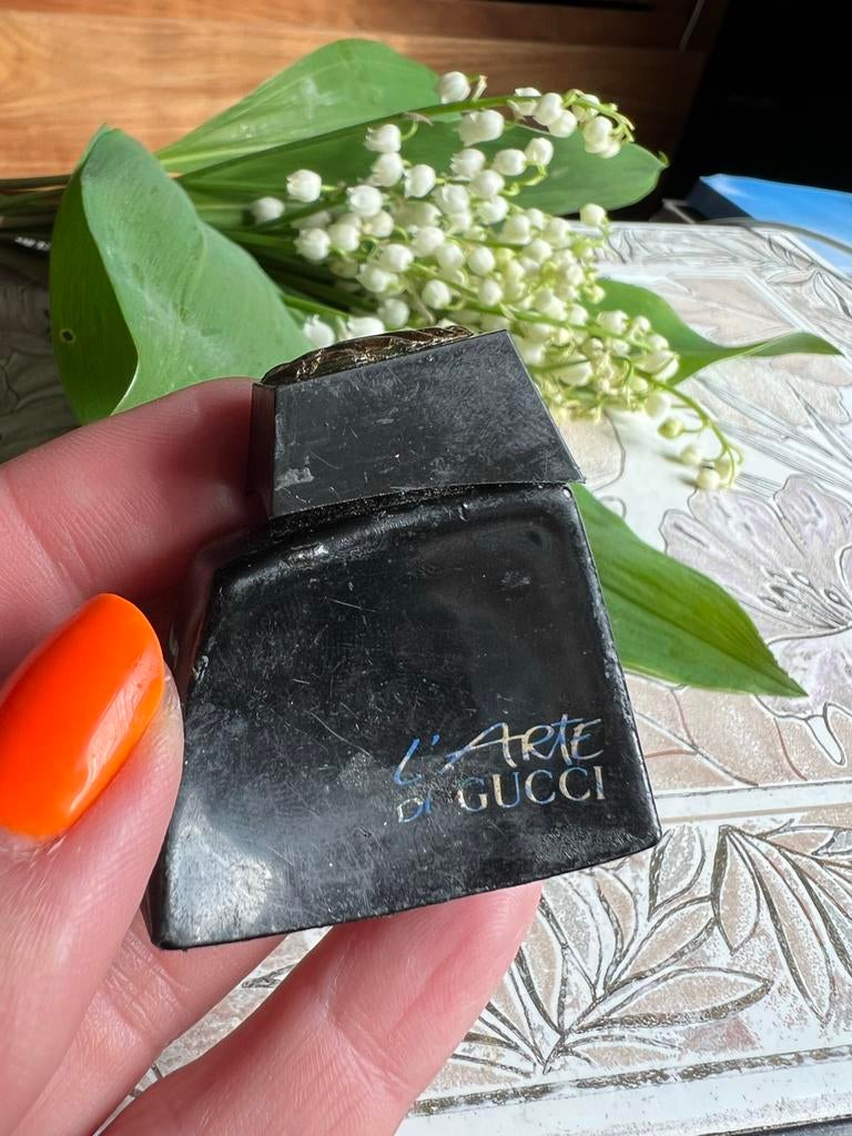 Vintage L'Arte di Gucci parfum miniatuur, Verzenden, Gebruikt