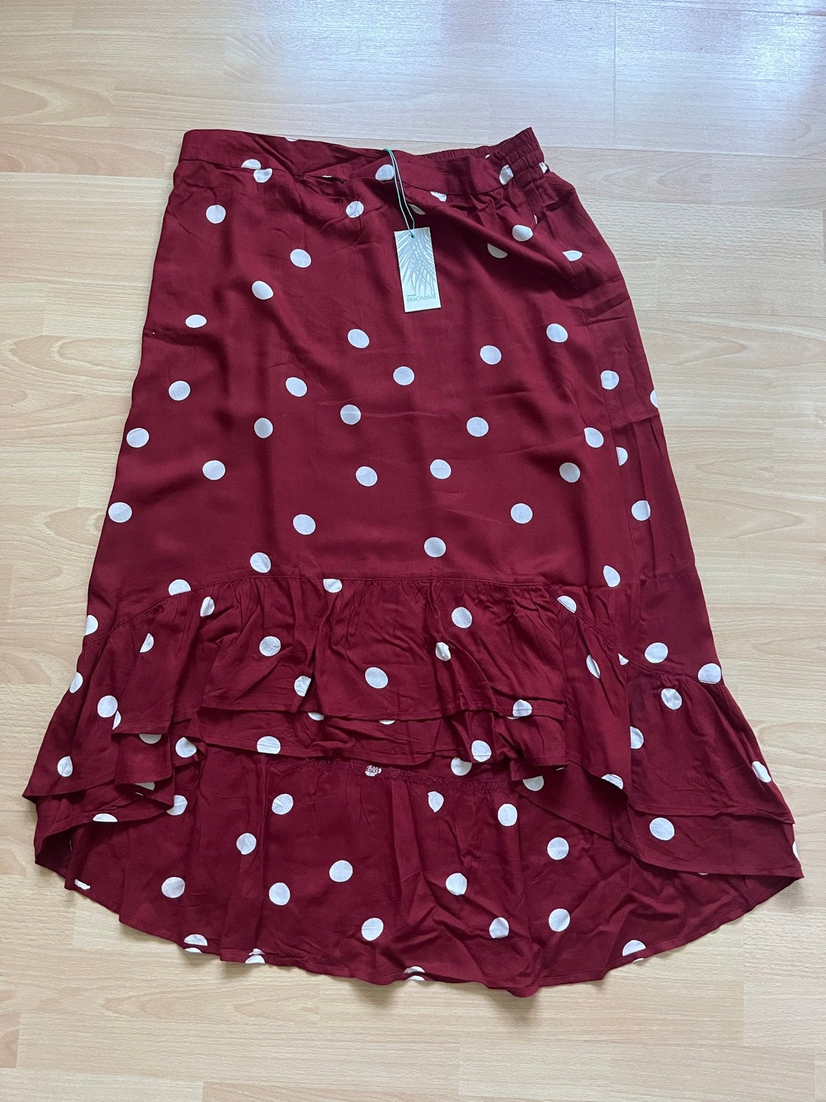 Rode rok met witte stippen  Wehkamp Beachwear  Nieuw maat 44, Maat 42/44 (L), Nieuw, Ophalen of Verzenden, Rood