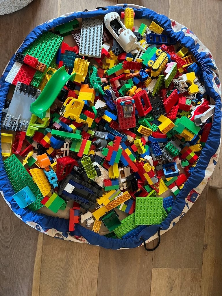 Grote partij LEGO Duplo ~10kg incl. dieren, poppetjes & meer, Ophalen, Gebruikt, Overige typen, Duplo