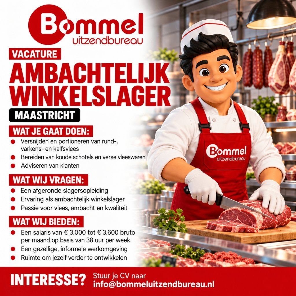 Ambachtelijk Winkelslager, Vacatures, 33 - 40 uur, Overige niveaus, Vanaf 1 jaar, Vast contract