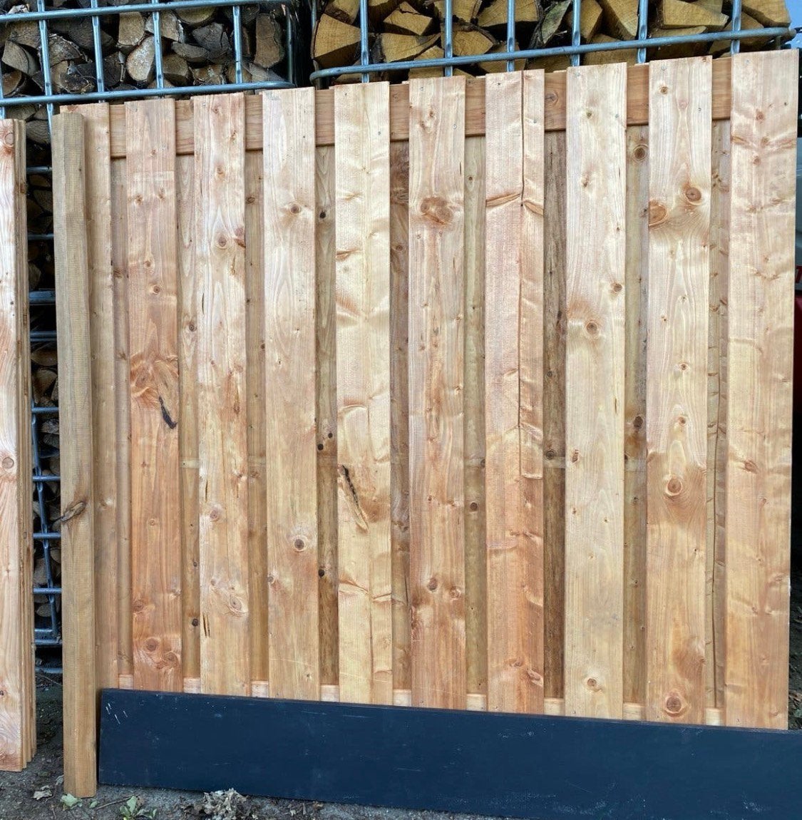 Red class schuttingdelen hout beton schutting, Ophalen, 1 tot 2 meter, Minder dan 3 meter, Nieuw