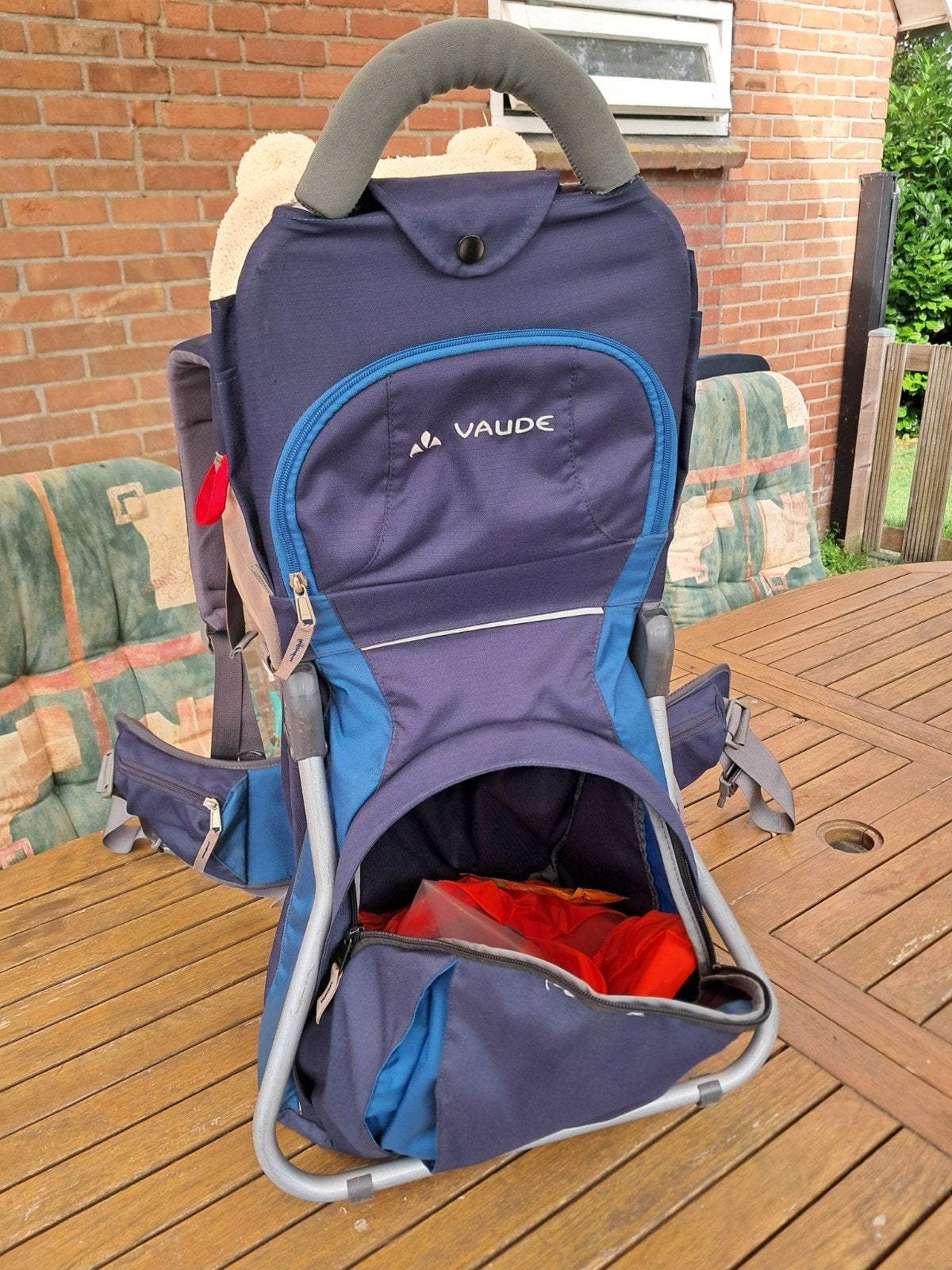 Vaude draagrugzak, Kinderen en Baby's, Babydragers en Draagdoeken, Overige merken, Ophalen of Verzenden, Zo goed als nieuw, Rug