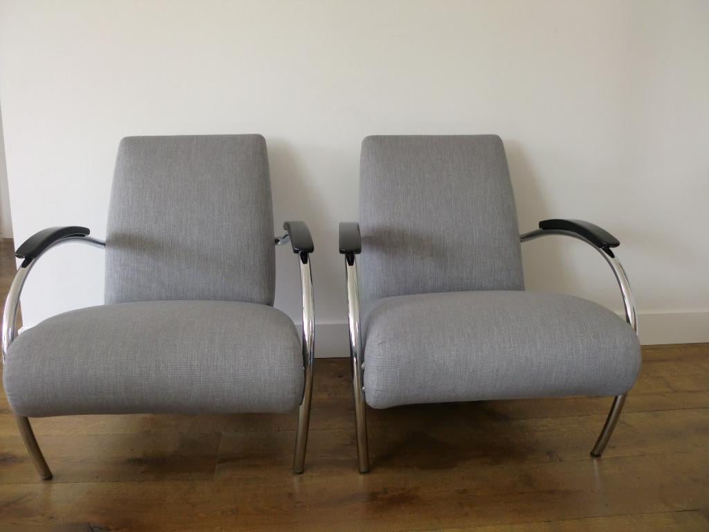 gelderland fateuil 5470 design jan des bouvrie als nieuw 2x, Huis en Inrichting, Fauteuils, Ophalen, 75 tot 100 cm, Zo goed als nieuw
