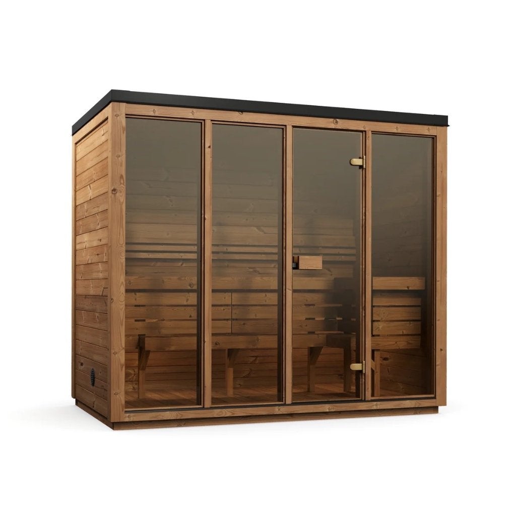 RECTANGLE SAUNA | Buiten sauna, Sport en Fitness, Ophalen of Verzenden, Nieuw, Complete sauna