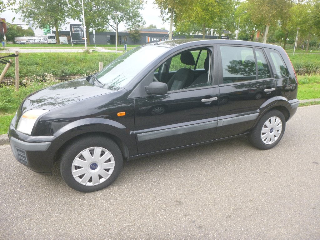 Ford Fusion 1.4 16V 2007 Zwart, Auto's, Voorwielaandrijving, Zwart, Origineel Nederlands, Particulier