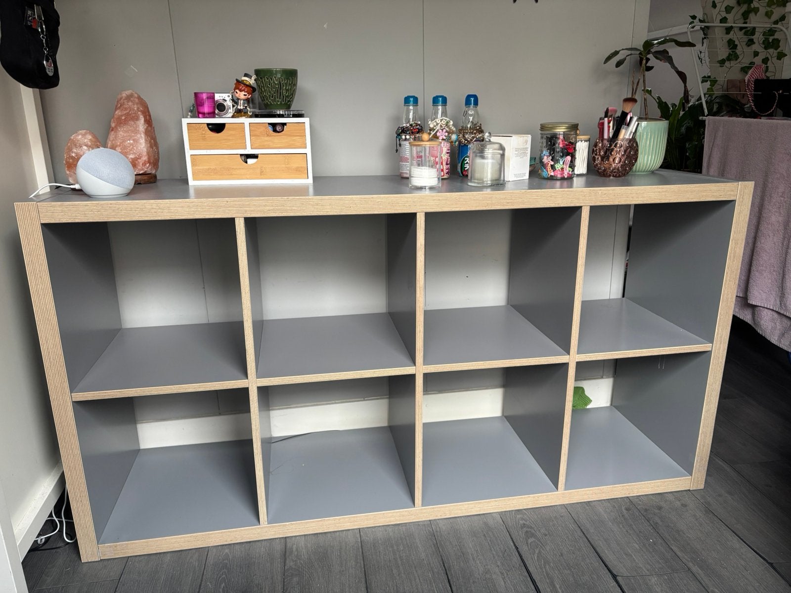 Ikea KALLAX grijs open kast, Ophalen, Zo goed als nieuw